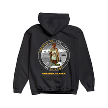 Load image into Gallery viewer, Unceded Alaska Fundraiser Black Hoodie
