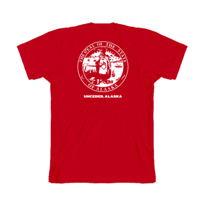 Unceded Alaska Fundraiser Red Short Sleeve Tee