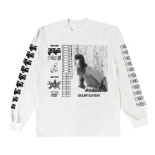 Load image into Gallery viewer, Mizmor Doubt Remix Longsleeve White Tee

