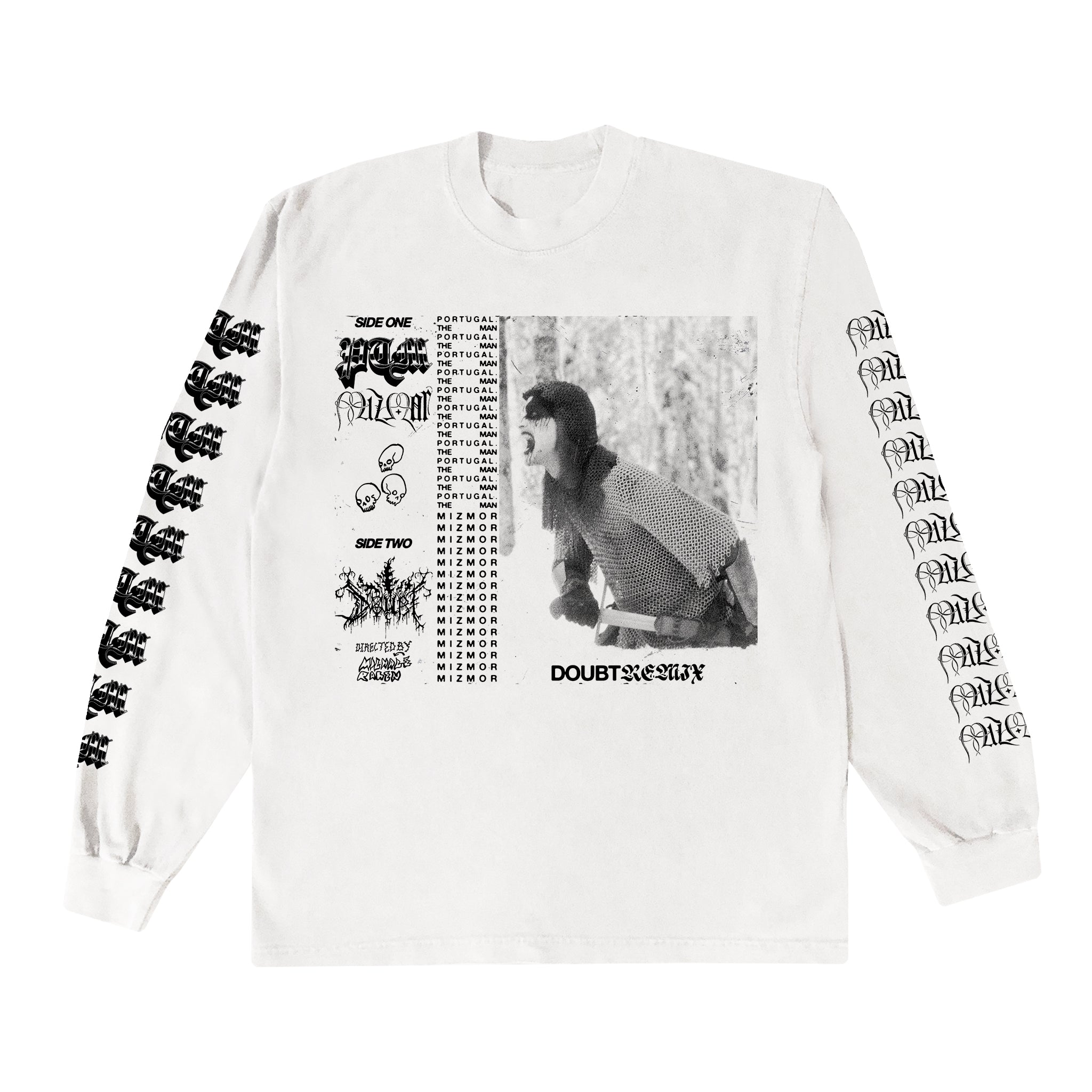 Mizmor Doubt Remix Longsleeve White Tee – PTM Mercado