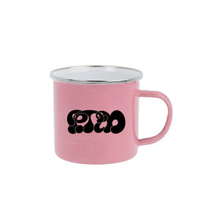 PTM Logo Pink Camping Mug - Enamel
