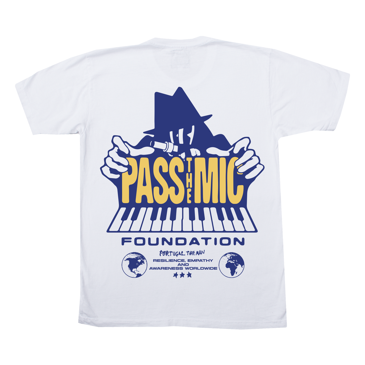 PTMF Pass the Mic Foundation Awareness Tee – PTM Mercado
