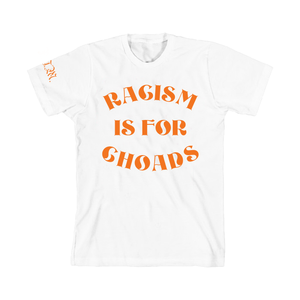 Racism Is For Choads White Tee
