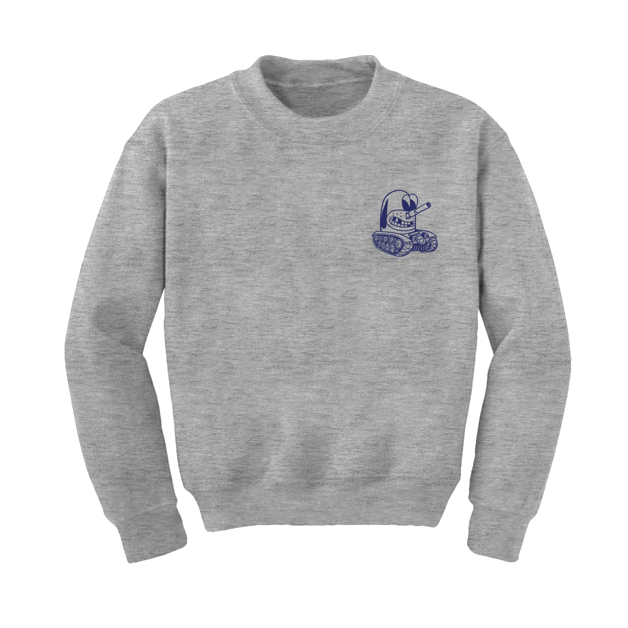 Racism Is For Choads Grey Crew Neck Sweatshirt – PTM Mercado